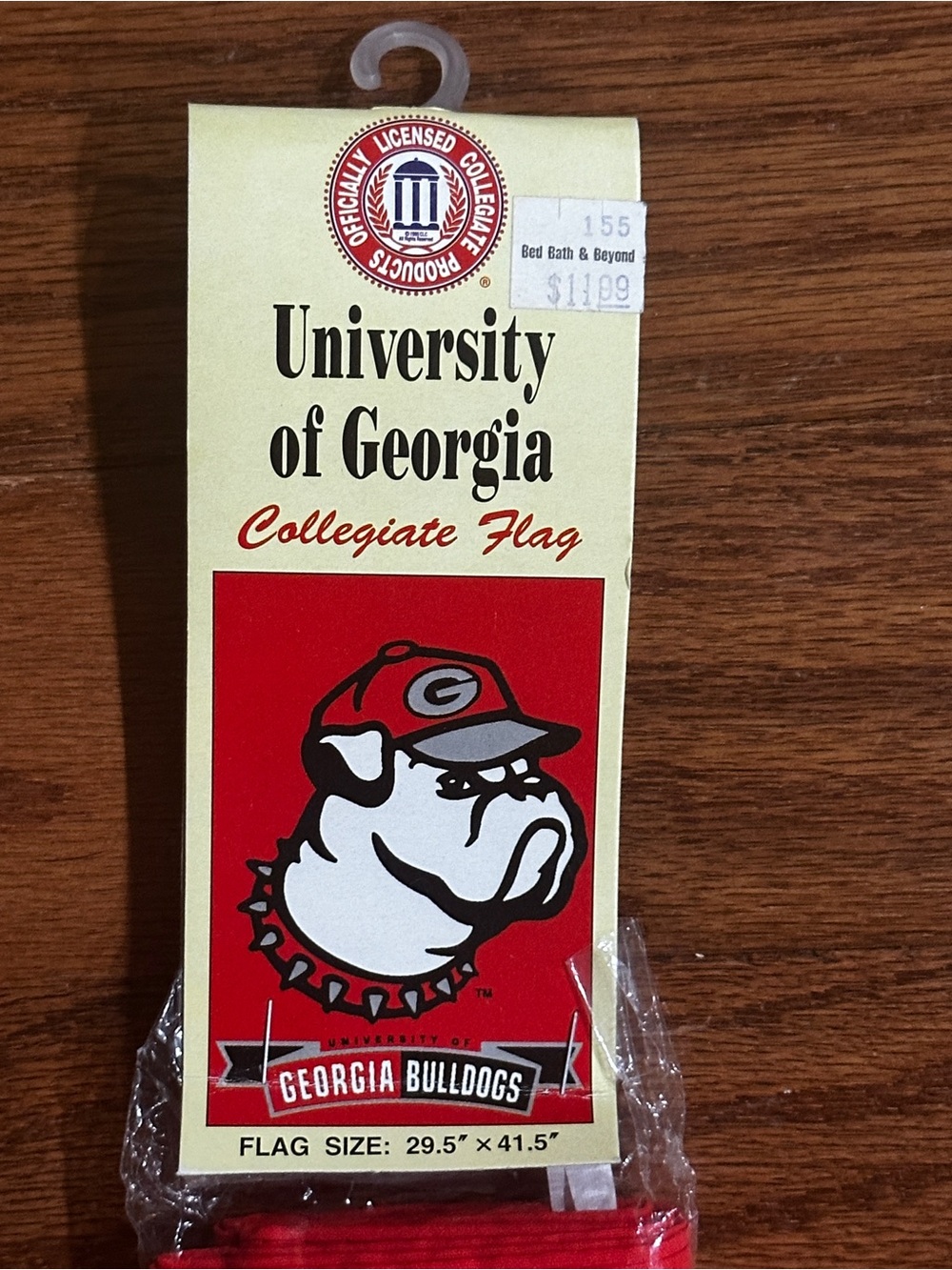 NEW Vintage UGA University of Georgia Bulldogs Football Dawgs NCAA Flag